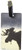 Graphics & More Moose Luggage Tags Suitcase Carry-on Id, White