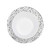 DecorLine White & Silver Bowl - 5 oz | Rosee Collection | Pack of 10