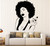 Vinyl Wall Decal African Woman Black Lady Lips Pomade Makeup Stickers Large Decor (1193ig) Grey