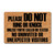 Funny Welcome Doormat For Entrance Way Indoor Front Porch Mats Don't Ring Or Knock Unless Called Or Texted First Personalized Funny Home Decor Mat Anti-Slip Novelty Prank Gift Mats23.7"(L) x 15.9"(W)