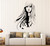 DesignToRefine Vinyl Decal Wall Beauty Salon Fashion Girl Hairdresser Long Hair Stickers Large Decor (903ig) Grey