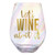 slant collections Creative Brands Jumbo Stemless Wine Glass, 30-Ounce, Lets Wine About It