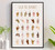 American Sign Language Poster, Sign Language Alphabet Print, ASL Poster, Educational Posters, Inclusive Sign Language Alphabet, ASL Alphabet Wall Art for Office Playroom Classroom Decor - 12x18"