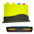 tod Plastic Cutting Board, Set of 4 with Storage Case, Thick, Color-Coded, Vertical Drainage (red, blue, yellow, green) 4 colors chopping board set
