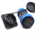 MCcamstore SD28 2 Wire Aviation Connector, Bulkhead Power Cable Connector Plug-Female Socket-Male Electrical Panel Mount Solder Connector (2pin)
