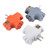 [UL Listed] Cable Matters 3-Pack 3 Way Plug Adapter 15A 1875W in Combo Colors (3 Prong 3 Outlet Adapter, Power Splitter Plug Outlet, Multi Plug Outlet, Outlet Extender)