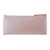 XYBAGS PU Leather Small Pencil Case Pen Bag with Zipper, PU Leather Makeup Pouch Makeup Case Cosmetic Pouch (Pink)