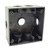 Hubbell-Raco 5346-0 Weatherproof Outlet Box, 2-Gang, Depth: 2", Die Cast