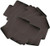 I13 Grab Pack of 100 Tabs Pcs Anti-Tarnish Tabs 1 x 1 inch Non-Abrasive Perfect for Jewelry Storage, Black