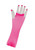 Forum Novelties Neon Long Fingerless Fishnet Gloves, Pink