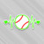 Baseball Life Heartbeat Vinyl Decal Sticker | Cars Trucks Vans SUVs Windows Walls Cups Laptops | Full Color Printed | 7.5 Inch | KCD2606