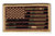 American Flag 2" x 3.5" Tan Camo Hook & Loop 2 Piece Patch