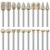 Diamond Grinding Burr Drill Bit Set for Dremel Rotary Tool 20Pcs Diamond Burr Bits with 1/8 Inch Shank Rotary Tool Accessories for Stone Glass Ceramics Carving, Grinding, Polishing, Engraving