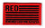 Remember Everyone Deployed R.E.D. Blk/Red Hook & Loop 2 Piece Patch