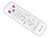 TeKswamp Video Projector Remote Control (White) for Eiki LC-WUL100AL