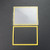 Replacement Upper LCD Screen Lens Plastic Cover + Lower Frame for DS Lite NDSL Console Yellow