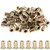 Rustark 120-Pcs #10-24UNC Mixed Zinc Plated Carbon Steel Rivet Nut Flat Head Threaded Insert Nutsert Assortment Kit
