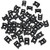 Saddle-type Cable Tie Base MTQY 50PCS Black 9 mm Saddle Type Mount Wire Holders
