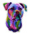 Cane Corso Dog Colorful - 3" Vinyl Sticker - for Car Laptop Water Bottle Phone - Waterproof Decal