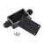 V-Fiabilidad Waterproof Junction Box, IP66 1In/1Out External Waterproof Electrical Junction Box Black Waterproof Outdoor External Electrical Junction Box Underground Cable Line Wires Power Cord Connector