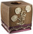 Popular Bath Ombre Rose Design Tissue Box, Burgundy