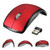 Mice NYKKOLA 2.4GHz USB Wireless Cordless Optical Mouse Mice for PC Laptop (Red Foldable)
