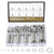 800 Pieces 304 Stainless Steel Flat Washers, Fender Washers, Kindroufly 9 Sizes Stainless Steel Washers, Lock Metal Washers Assortment Kit (M2 M2.5 M3 M4 M5 M6 M8 M10 M12)