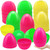 12 PCS 6 Inch Jumbo Plastic Easter Eggs Fillable, Large Easter Eggs Bulk Colorful Bright Easter Eggs Empty Perfect for Easter Egg Hunt, Easter Basket Stuffers, Easter Party Favor, Classroom Prize
