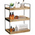 Updesign 3 Tier Bathroom Counter Organizer, Counter Standing Rack Cosmetic Holder, Bathroom Countertop Organizer and Storage Shelf, Vanity Organizer Bathroom Counter Tray and Coffee Station Organizer
