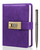 WEMATE Journal with Lock, A6 PU Leather Diary with Lock 240 Pages, Lock Journal Password Notebook with Pen & Gift Box, Lock Diary for Men and Women 4.3X 6.18in Purple