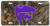 Kansas State (Wildcats) Camouflage Metal License Plate