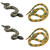 Inflatable Snake Python,4PCS Fake Snakes,2 large Pythons, 2 Golden Pythons,for Garden Pool Halloween Decoration