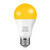 Yellow Bug Light Bulb,ProPOW 7W Dusk to Dawn Bug Light Bulbs 40W Equivalent Light Sensor Bulb A19 Smart Auto on/Off LED Bulbs Outdoor Bug Bulbs 580 Lumens Porch Lights(Non-Dimmable,Amber Yellow,E26)