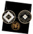 18 Year Black and Silver Glitter NA Medallion Official Narcotics Anonymous Chip