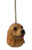 COCKER SPANIEL puppy dog ceiling FAN PULL chain extension extra length light cord extender
