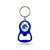 Rico Industries NCAA Boise State Broncos Royal Metal Keychain - Beverage Bottle Opener With Key Ring - Pocket Size