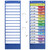 AMIAEDU Daily Schedule Pocket Chart, Classroom Schedule Pocket Chart with 28 Reusable Dry-Eraser Cards (14 Color+14 Blank), Schedule Pocket Chart for School Office Home Preschool Activities