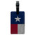 Graphics & More Texas Flag Distressed Leather Luggage Id Tag Suitcase Carry-on, Black