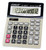 Dolymi Calculator,Standard Function Desktop Calculator with 12-Digit Large LCD Display,Big Sensitive Transparent Button,Solar Battery Dual Power,Easy to use Basic Calculator,Champagne silver