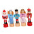 Colaxi Wooden Nutcracker Soldier Christmas Wood Nutcracker Figurine Ornaments Christmas Table and Fireplace Decoration