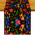 Linen Mexican Fiesta Table Runner Mexican Table Cloth Cinco De Mayo Day of The Dead Dia De Los Muertos Home Kitchen Table Decorations 13x72 Inch