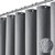 Dynamene 60 inch Stall Shower Curtain - Waffle Weave Heavy Duty Thick Fabric Shower Curtains for Bathroom,Weighted Hotel Spa Luxury Cloth Bath Curtain Set with 10 Plastic Hooks,60x72, Grey/Gray