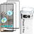 [2+2 Pack] for Google Pixel 7 Pro Screen Protector, 9H Tempered Glass, Ultrasonic Fingerprint Compatible, 3D Curved, HD Clear Scratch Resistant for Google Pixel 7 Pro 5G Glass Screen Protector