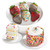A Gift Inside Happy Birthday Dipped Strawberries with Petite Birthday Cake - 6ct