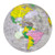 Jet Creations Inflatable Globe, Clear, 12"