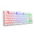 Redragon K552W-RGB Gaming Mechanical Compact USB Keyboard with Cherry MX Blue Switches Equivalent, Kumara, 87 Key LED RGB Backlit Computer Keyboard for Windows PC Games - White [RGB]
