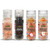 Himalayan Chef Salt & Pepper Grinder Variety Pack (Pink Salt, Black Peppercorn, Onion Salt, Garlic Salt), 1 Count(Pack of 4)