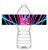 POP parties Ink Bowling Pink Party Bottle Wraps - Set of 20 Waterproof Bottle Stickers - Bowling Water Bottle Labels - Bowling Party Decorations - Glow Pink Bottle