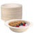 100% Compostable 16 oz. Heavy-Duty Paper Soup Bowls [125 Pack] Eco-Friendly Disposable Sugarcane - Kraft
