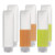 6-Pack Travel Size Plastic Squeeze Bottles for Liquids, 30ml/1oz TSA Approved Makeup Toiletry Cosmetic Containers